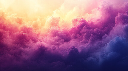 Obraz premium Colorful vibrant cloudscape, dreamy sky texture.