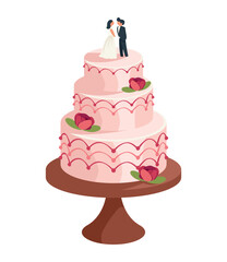 wedding cake dessert