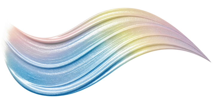 gradient colors 3d brushstrokes modern graphic design elements