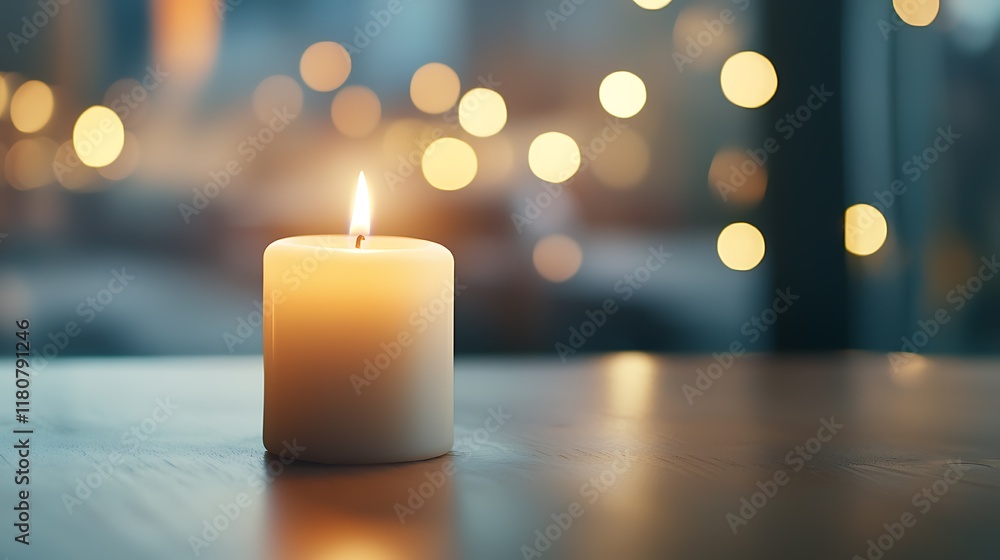 Poster candlelit dinner set with soft jazz playing in the background creating a cozy intimate and romantic 