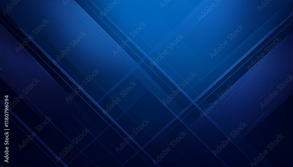 Poster dark blue background with abstract graphic elements for presentation background design. generated im