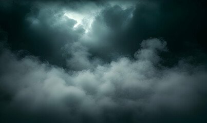 Obraz premium Dramatic dark cloudscape, moody atmospheric image, perfect for backgrounds, film, or design projects.