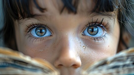 Curious Learner: A curious individual, eyes shining with interest, flips through books and asks thought-provoking questions, eager to understand and discover more.
