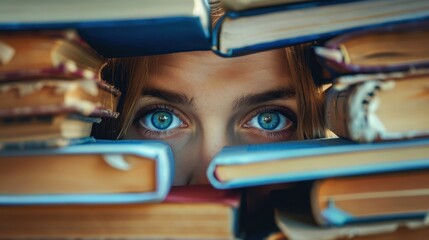 Curious Learner: With sparkling eyes, the learner eagerly flips through books, always asking questions that spark deep thought and a hunger for knowledge.
