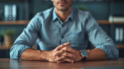 Fototapeta premium Diligent Worker: Rolled-up sleeves and intense focus define the worker, determined and resilient, giving their all to complete every task with precision and care. 