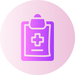 Obraz premium results gradient icon