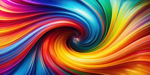 Abstract Swirling Colors - Dynamic Art