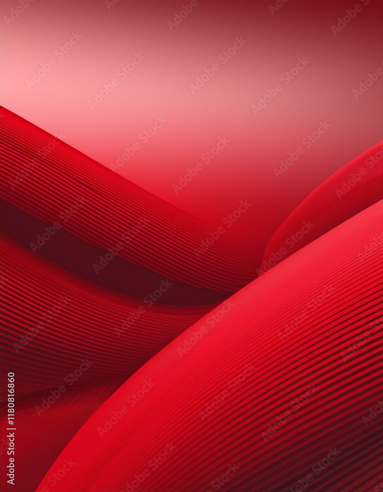 Poster red scene color gradation. generated image