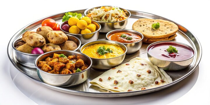 Delicious Indian Thali Platter: Punjabi & North Indian Cuisine