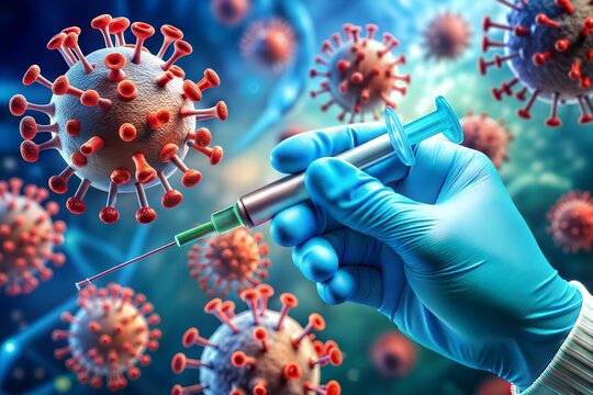 coronovirus covid 19 close up, - Powered by Adobe