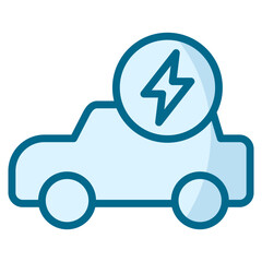 Electric Car Icon