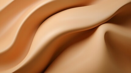 Fototapeta premium Abstract Beige Waves Smooth Texture Background