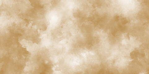 Old brown paper parchment banner with distressed vintage grunge texture, Abstract Background Texture Pattern with brown color, Heavily Mixed Wall Art paper texture, rustic dark wood with stains.