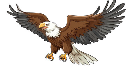 Obraz premium Eagle transparent background