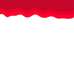 Obraz premium Red Website Separator Form
