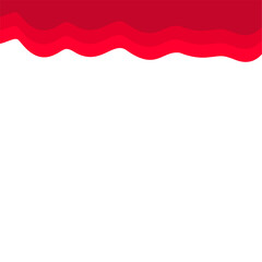 Obraz premium Red Website Separator Form