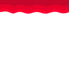 Obraz premium Red Website Separator Form