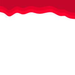 Obraz premium Red Website Separator Form