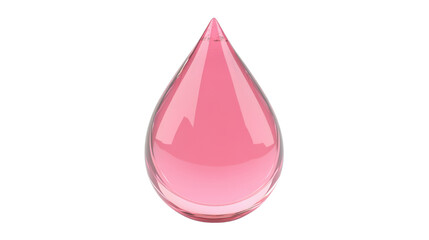 Obraz premium Droplet of liquid transparent background