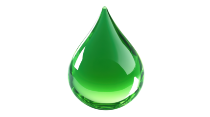 Droplet of liquid transparent background