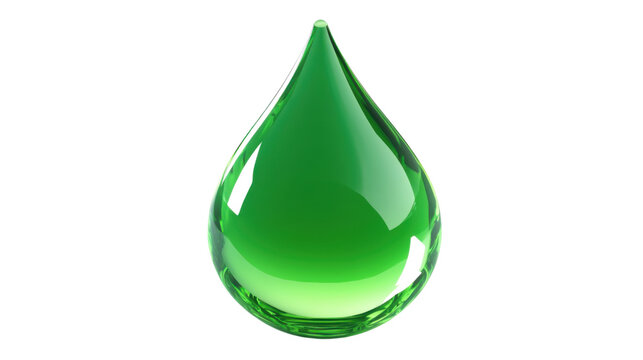 Droplet of liquid transparent background