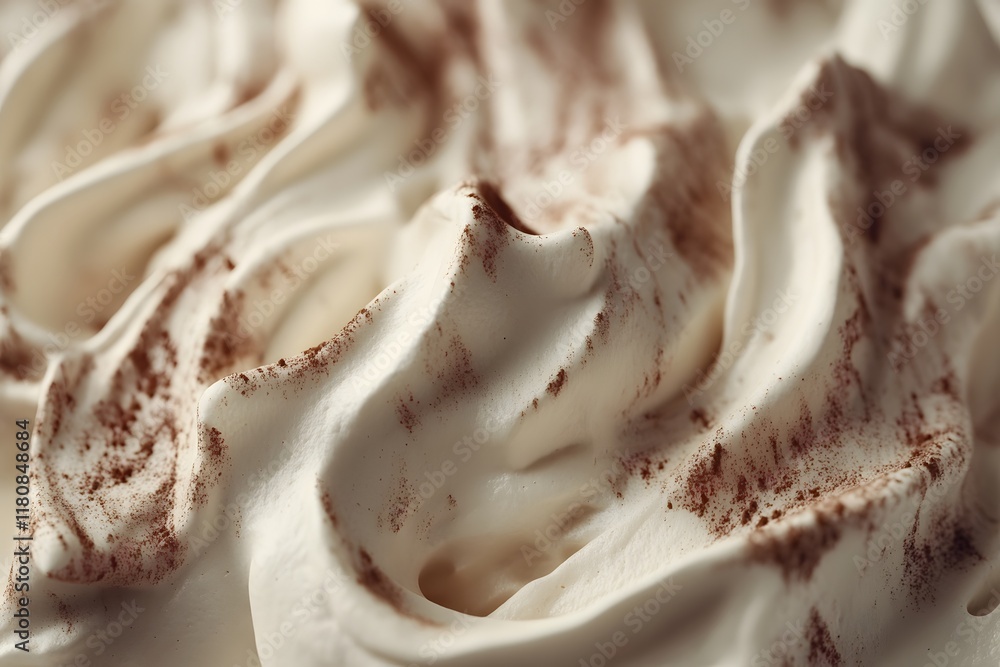 Poster velvety chocolate mousse delight a close up macro capturing the decadent swirls and smooth texture