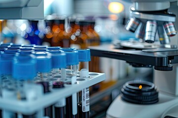 Vibrant Picture of Clinical Trials Facility with Monitoring Equipment