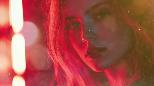 red filter effects the image seamless looping overlay 4k virtual video animation background