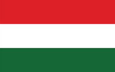 Hungary flag national emblem graphic element Illustration template design.