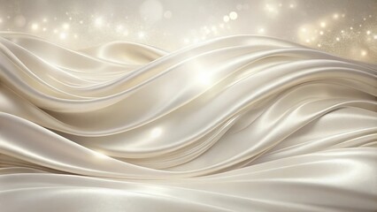 Elegant Draped Fabric with a Sparkling Background, Ideal for Luxury Product Displays