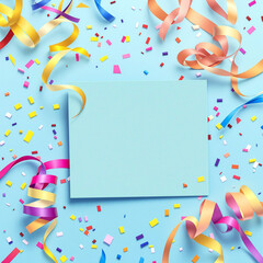 Happy birthday celebration design, birthday card, poster or banner.