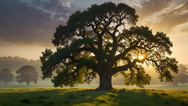 tree on evining