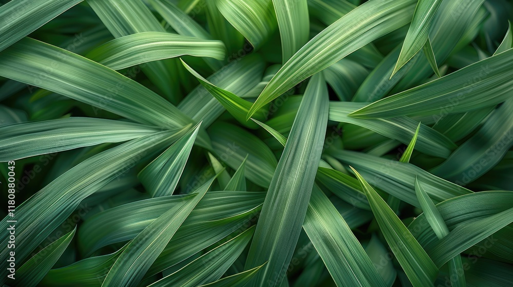 Poster flat lay, top down view of lush field of grass.