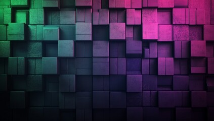 Abstract background of colorful cubes.