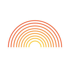 Fototapeta premium sun vector concept logo template design