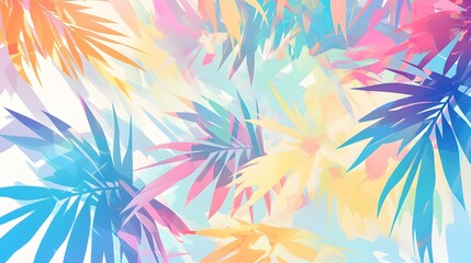 A relaxing tie-dye pattern spread across a backdrop, evoking a vibrant and colorful atmosphere perfect for summer beach moments.