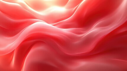 Fototapeta premium A red fabric with a wave pattern