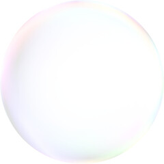 soap bubble  isolated on transparent background