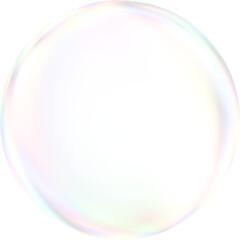 soap bubble  isolated on transparent background