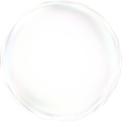 soap bubble  isolated on transparent background