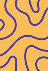 Abstract line art seamless background vector illustration. line art design for wall art, wallpaper, cover, printable painting. 