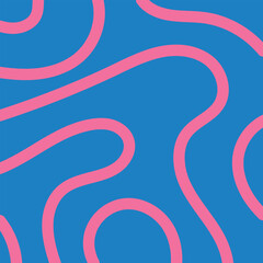 Abstract line art seamless background vector illustration. line art design for wall art, wallpaper, cover, printable painting. 