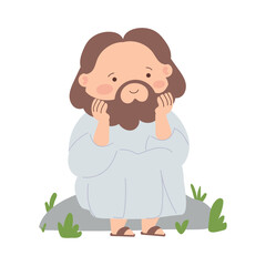 cute jesus christ character