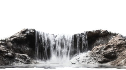 Waterfall transparent background