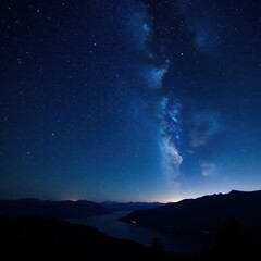 Vast, star-studded night sky, celestial expanse, darkness, astro photography