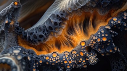 Obraz premium Abstract Fractal Art: Celestial Cave