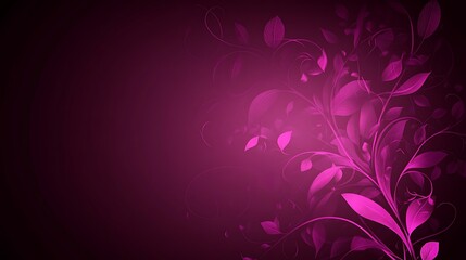 Elegant Pink Floral Design on Dark Background