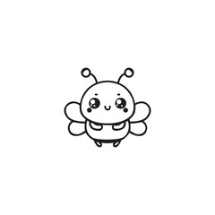 bee logo design template