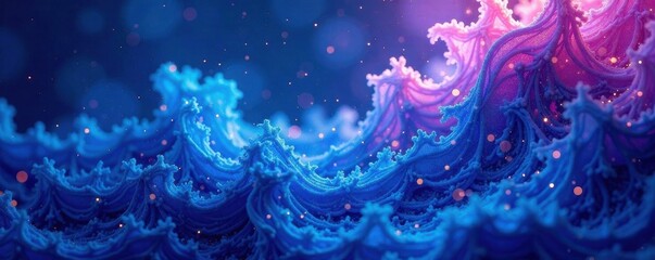 Swirling cobalt and sapphire hues, textured digitally , paint, energy, creative