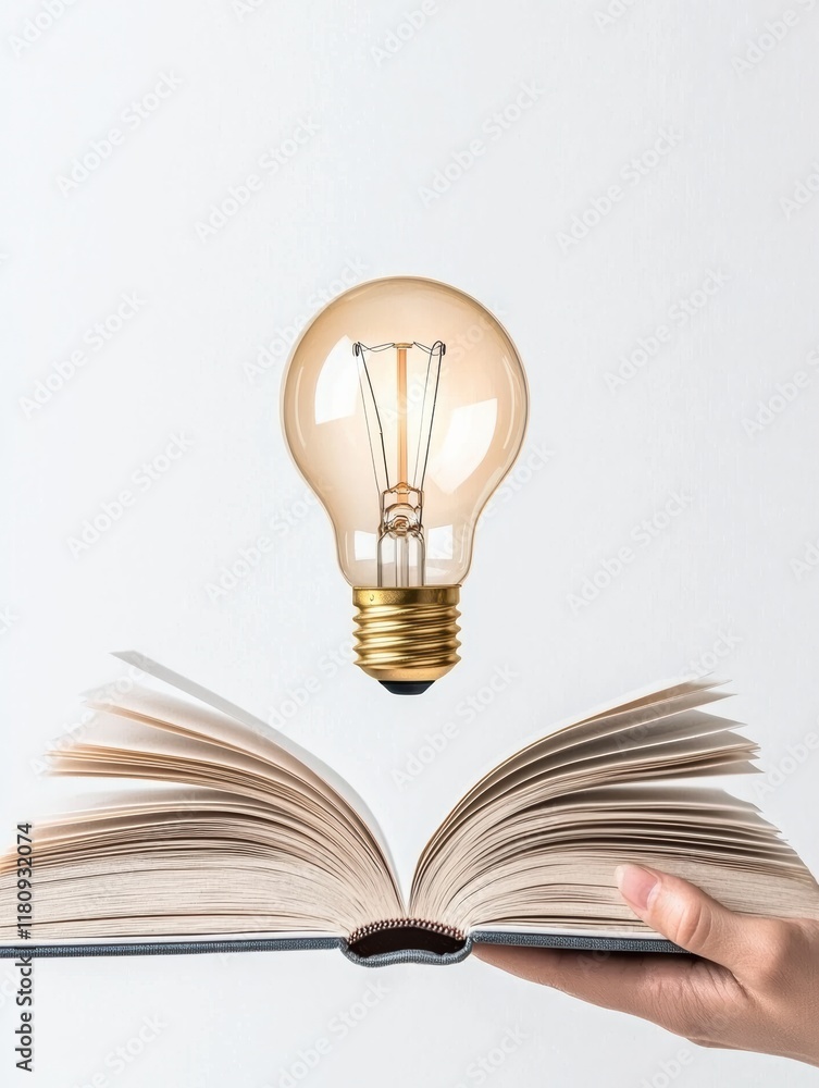 Poster illuminating ideas from an open book conceptual learning studio